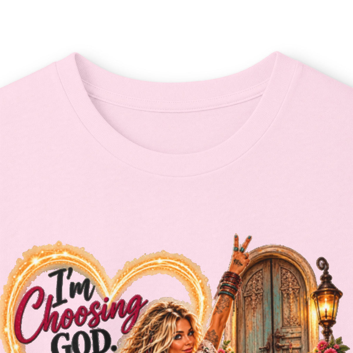 Faithful Journey Long Sleeve Tee — "The Road to God" Inspirational Christian Shirt