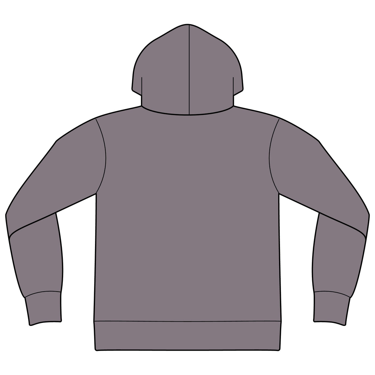 Unisex Sponge Fleece Drop Shoulder Hoodie Sweatshirt