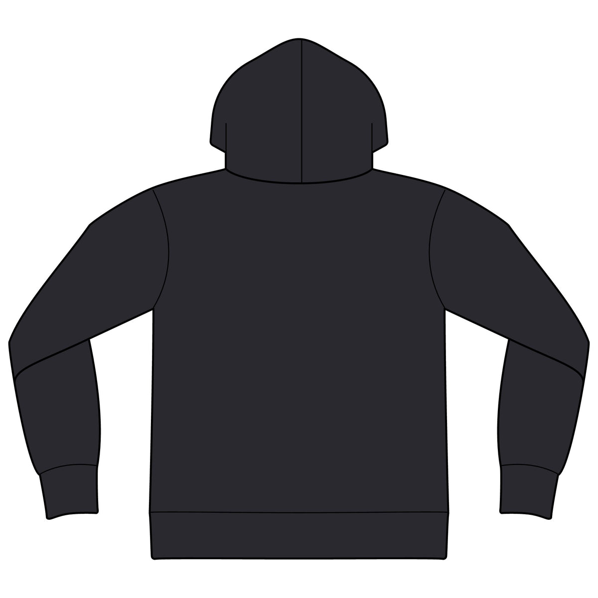 Unisex Sponge Fleece Drop Shoulder Hoodie Sweatshirt