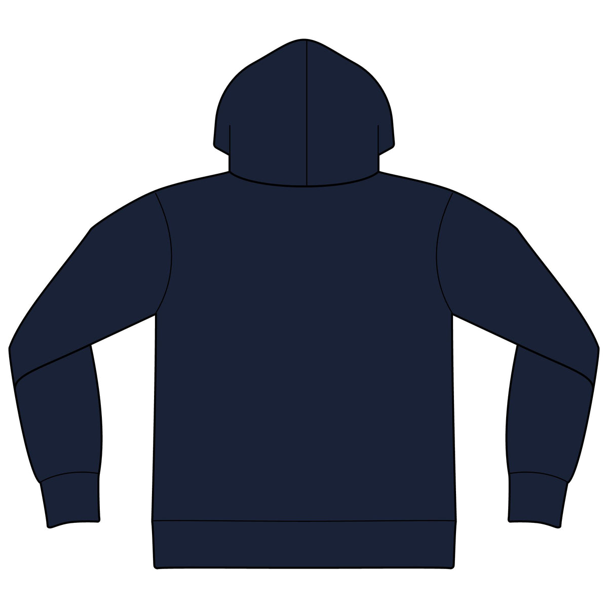 Unisex Sponge Fleece Drop Shoulder Hoodie Sweatshirt