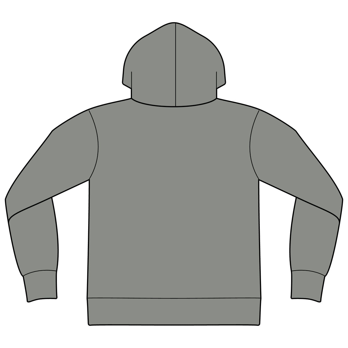 Unisex Sponge Fleece Drop Shoulder Hoodie Sweatshirt