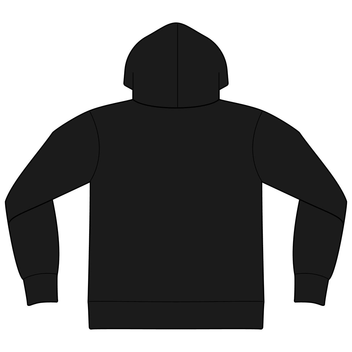 Unisex Sponge Fleece Drop Shoulder Hoodie Sweatshirt