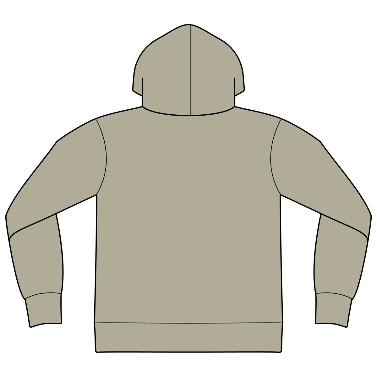 Unisex Sponge Fleece Drop Shoulder Hoodie Sweatshirt