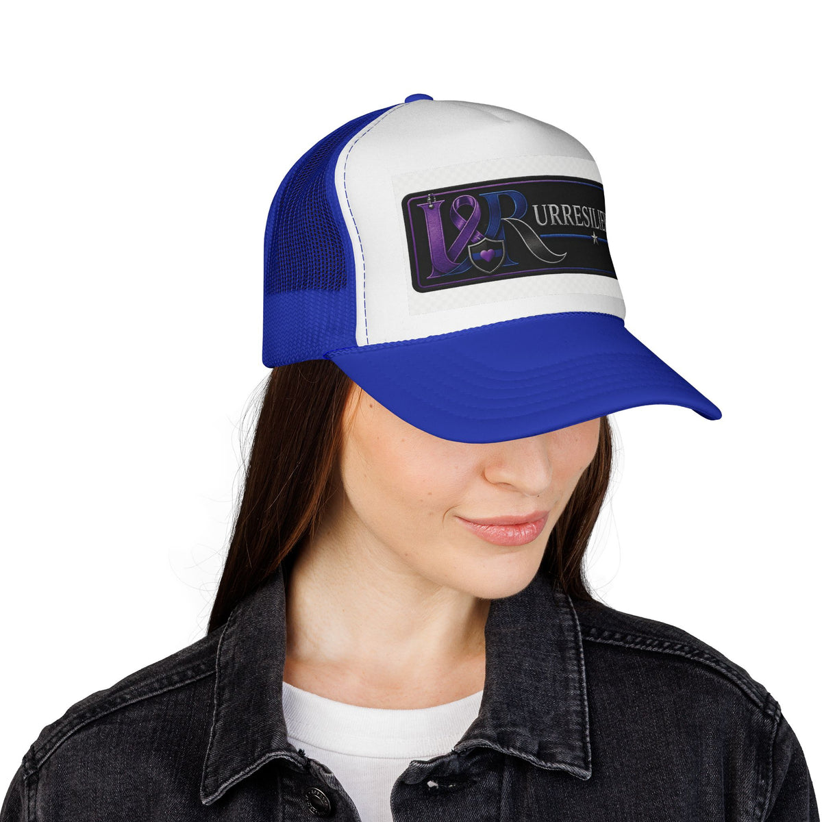 Resilient Ribbon Trucker Hat — 'Rurresilient' Purple Awareness Cap