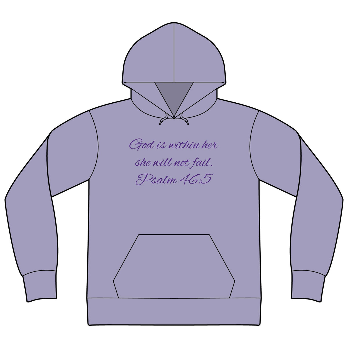Unisex Sponge Fleece Drop Shoulder Hoodie Sweatshirt