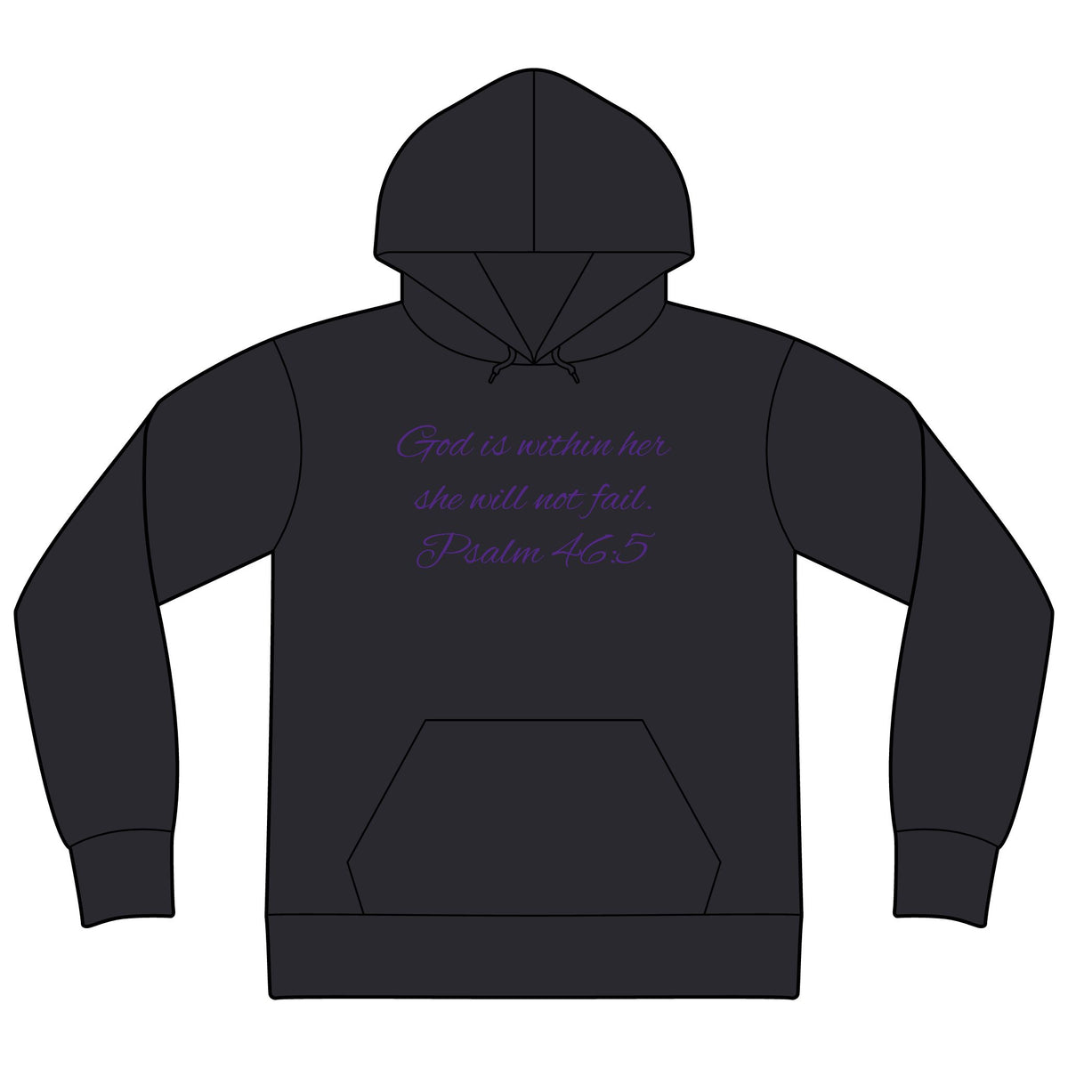 Unisex Sponge Fleece Drop Shoulder Hoodie Sweatshirt