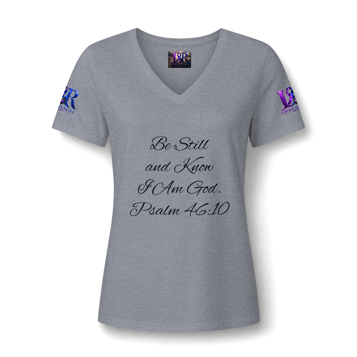 Women's Relaxed Heather CVC V-Neck Tee