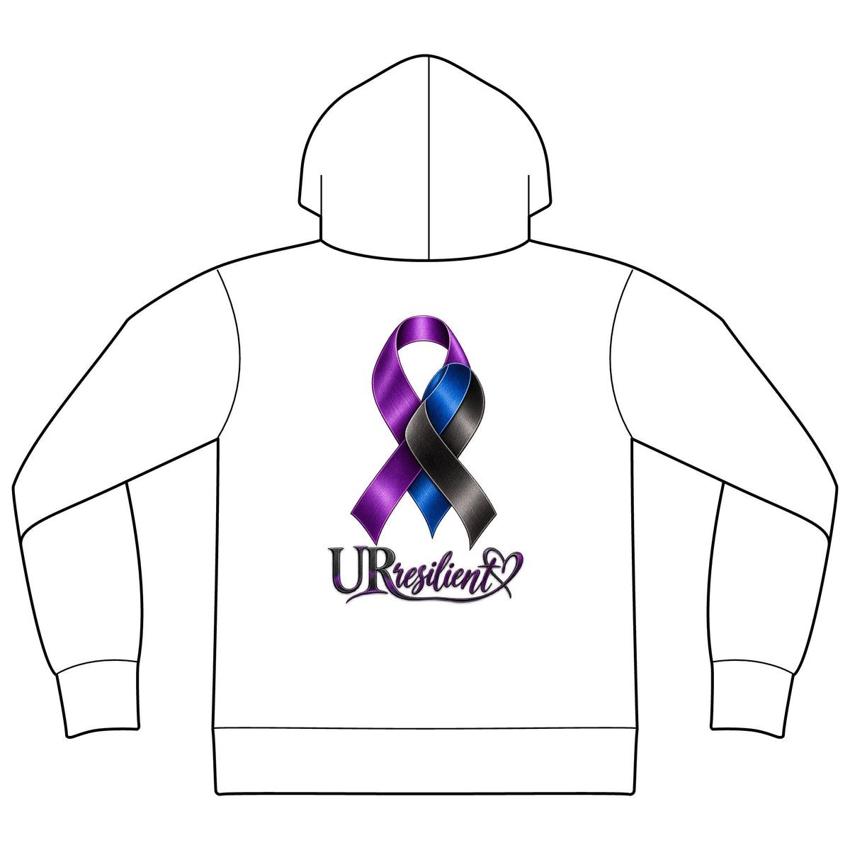 Unisex Sponge Fleece Drop Shoulder Hoodie Sweatshirt