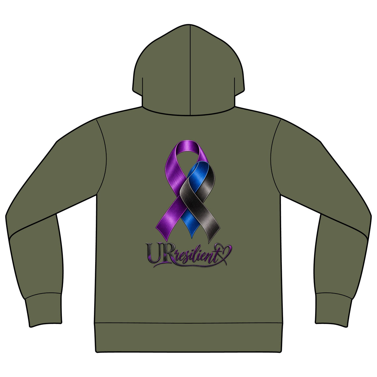 Unisex Sponge Fleece Drop Shoulder Hoodie Sweatshirt
