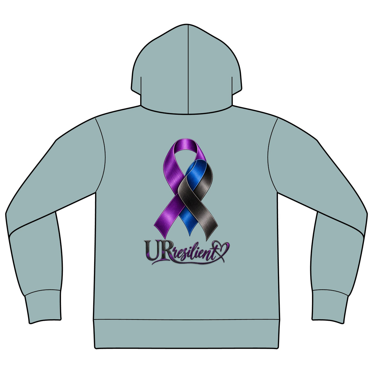 Unisex Sponge Fleece Drop Shoulder Hoodie Sweatshirt