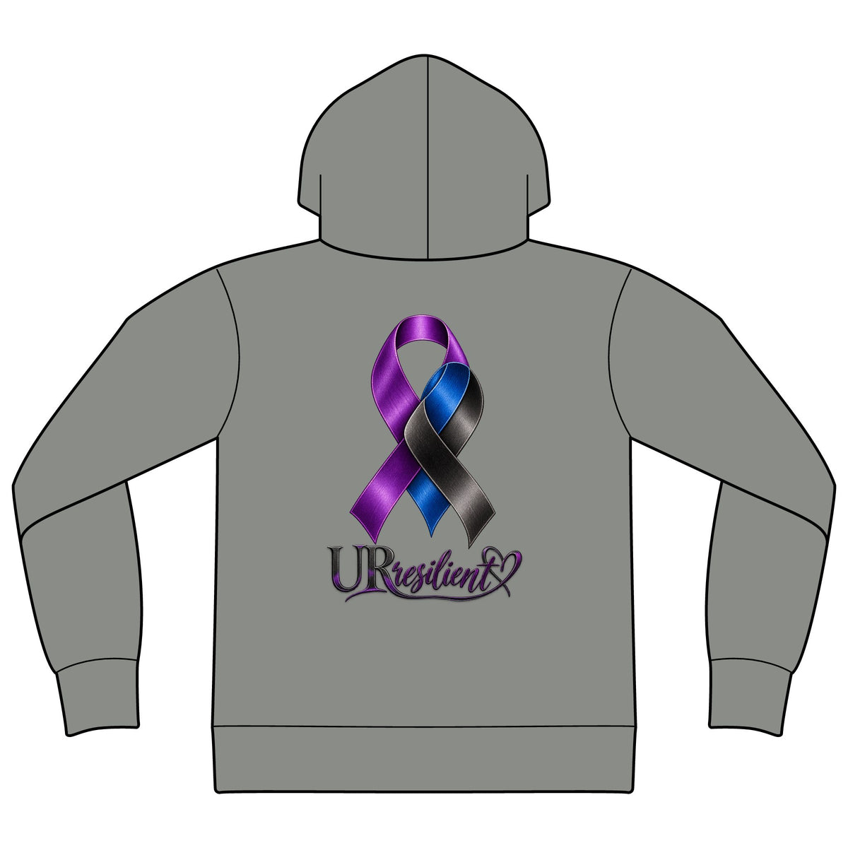 Unisex Sponge Fleece Drop Shoulder Hoodie Sweatshirt