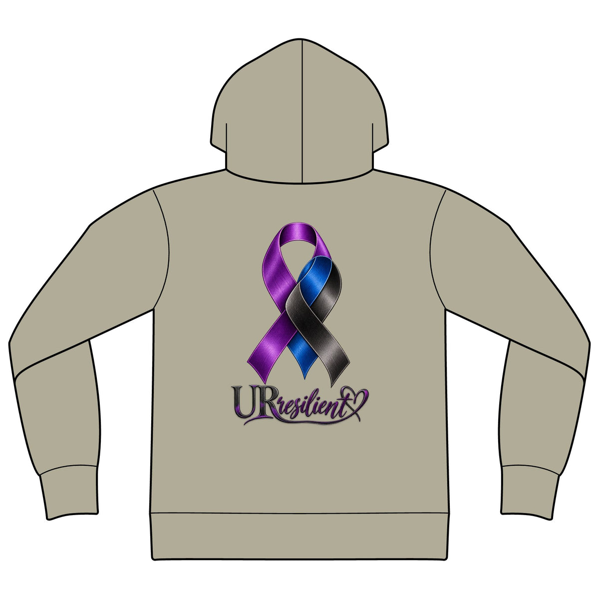 Unisex Sponge Fleece Drop Shoulder Hoodie Sweatshirt