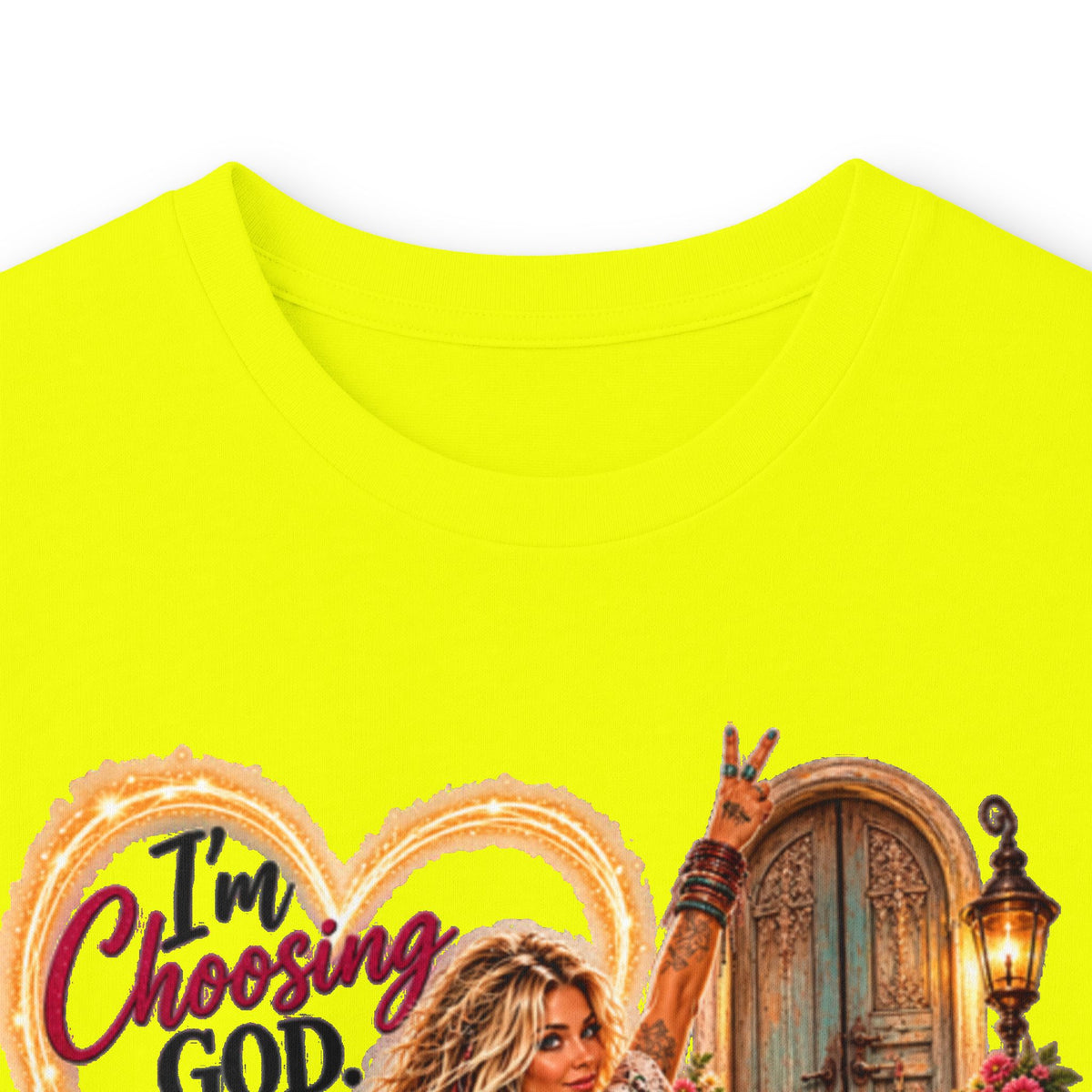 Faithful Journey Long Sleeve Tee — "The Road to God" Inspirational Christian Shirt