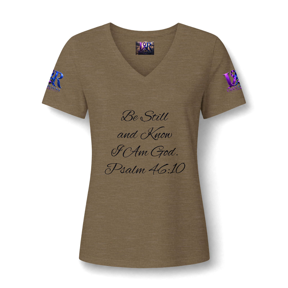 Women's Relaxed Heather CVC V-Neck Tee