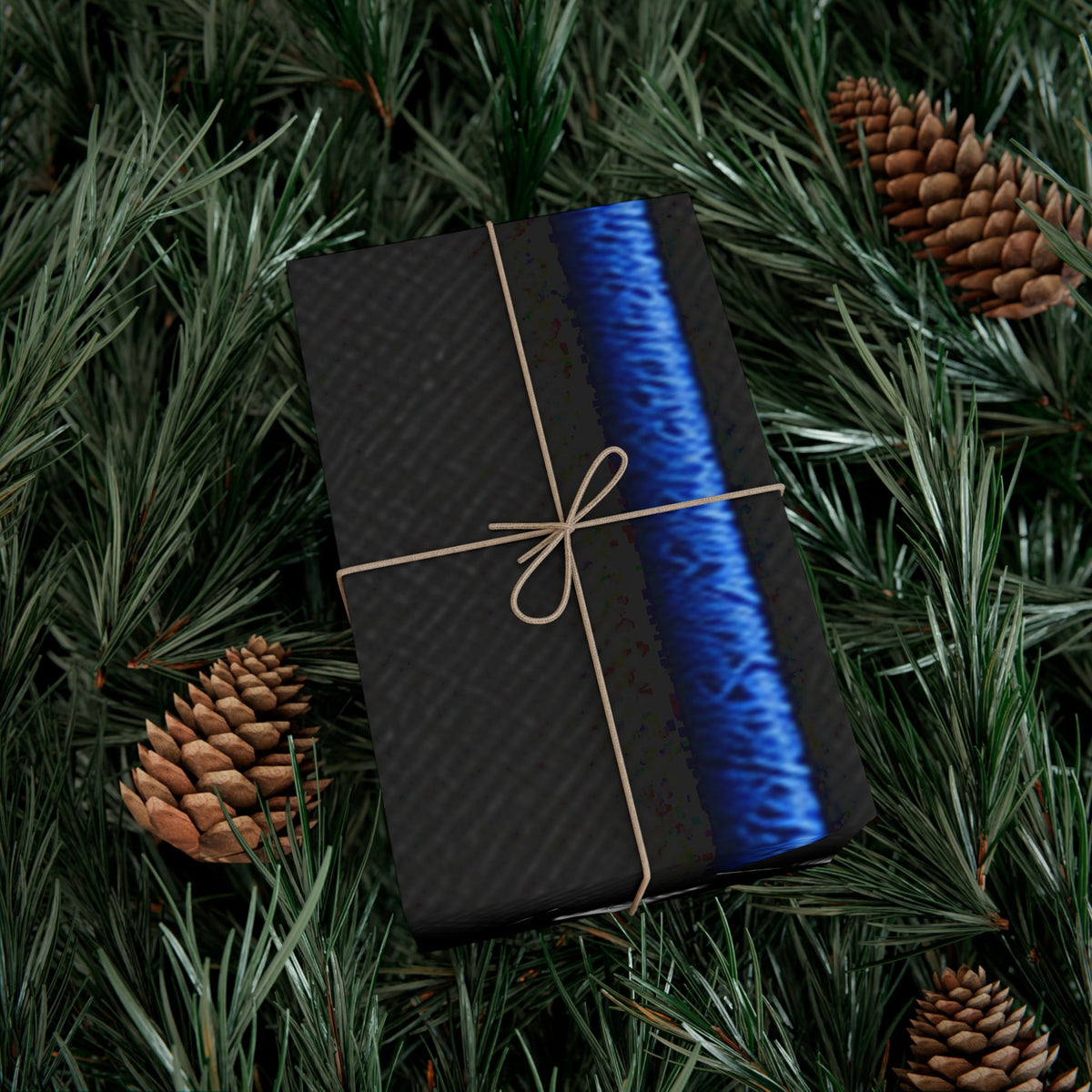 Resilient Ribbon Black & Purple Gift Wrap Paper – 'Unrressilent' Motivational Wrapping Sheets