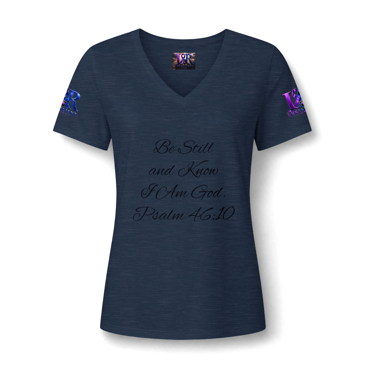 Women's Relaxed Heather CVC V-Neck Tee