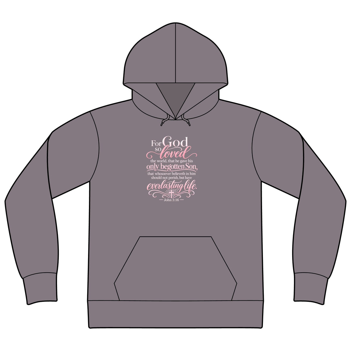 Unisex Sponge Fleece Drop Shoulder Hoodie Sweatshirt