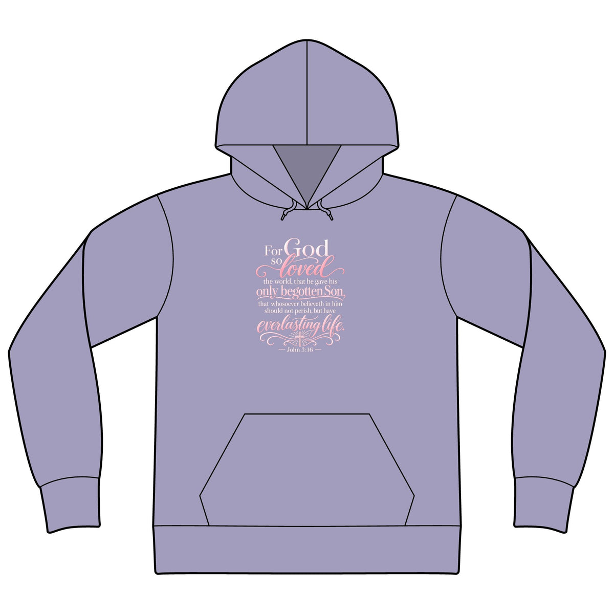 Unisex Sponge Fleece Drop Shoulder Hoodie Sweatshirt
