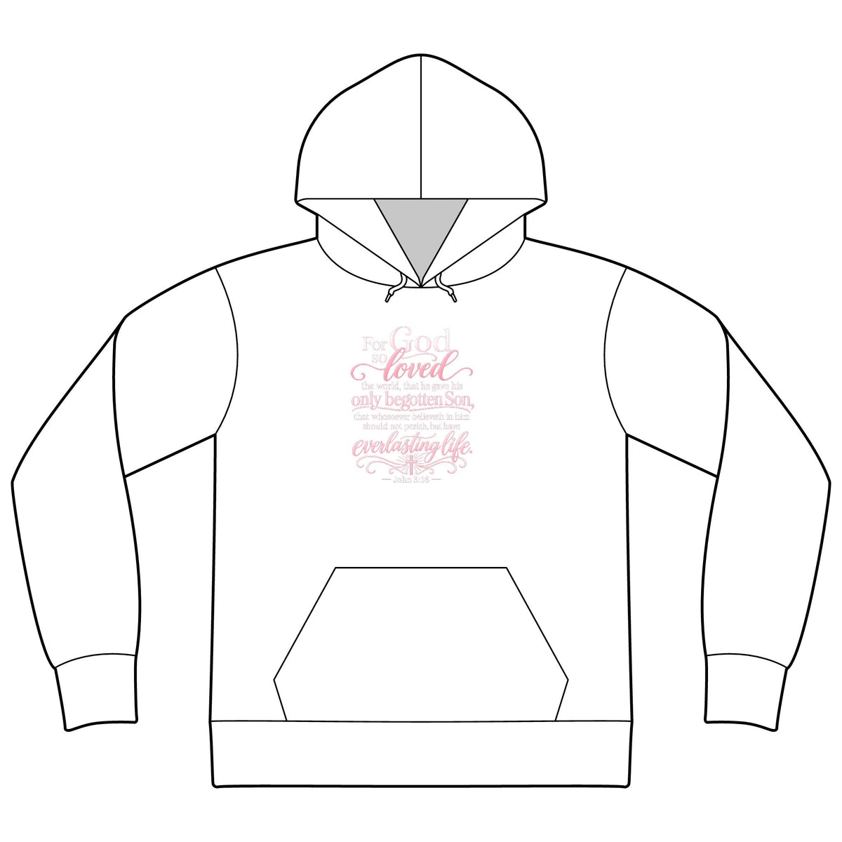 Unisex Sponge Fleece Drop Shoulder Hoodie Sweatshirt