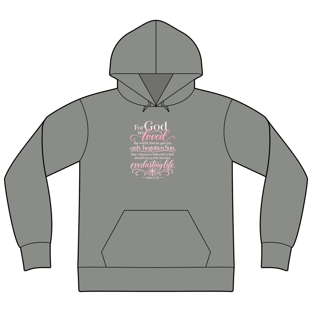 Unisex Sponge Fleece Drop Shoulder Hoodie Sweatshirt