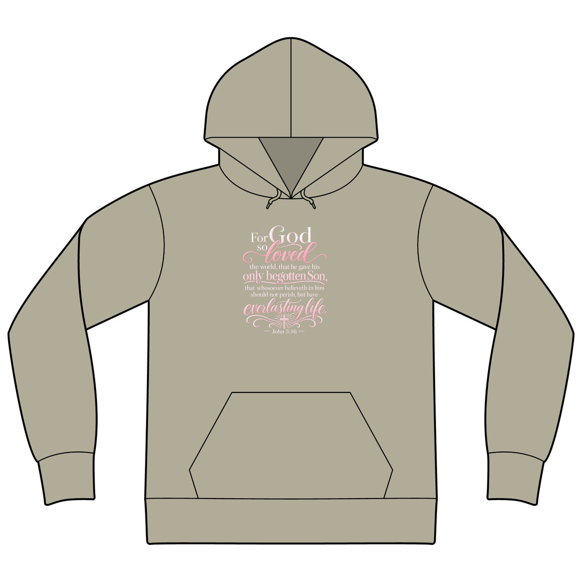 Unisex Sponge Fleece Drop Shoulder Hoodie Sweatshirt