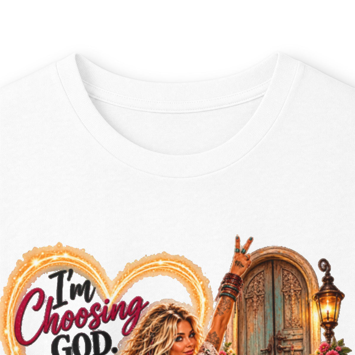 Faithful Journey Long Sleeve Tee — "The Road to God" Inspirational Christian Shirt
