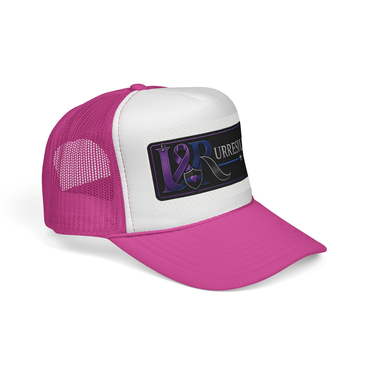 Resilient Ribbon Trucker Hat — 'Rurresilient' Purple Awareness Cap
