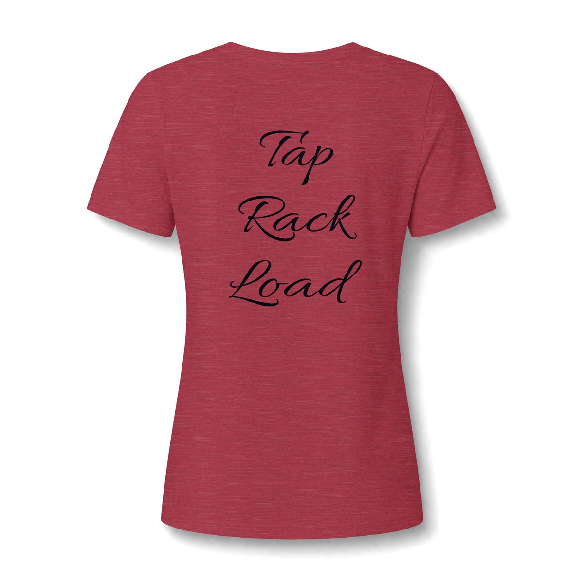 Women's Relaxed Heather CVC V-Neck Tee