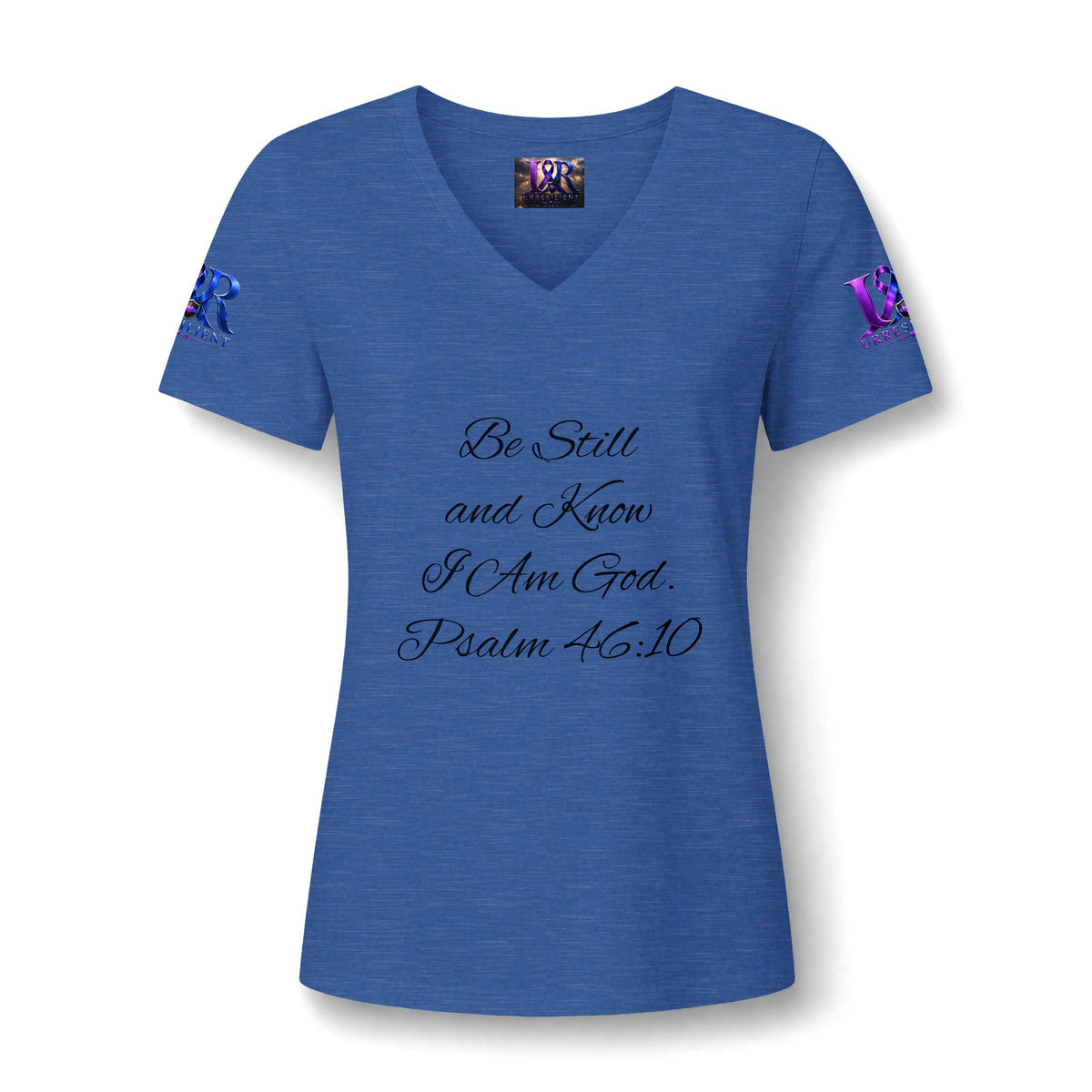 Women's Relaxed Heather CVC V-Neck Tee