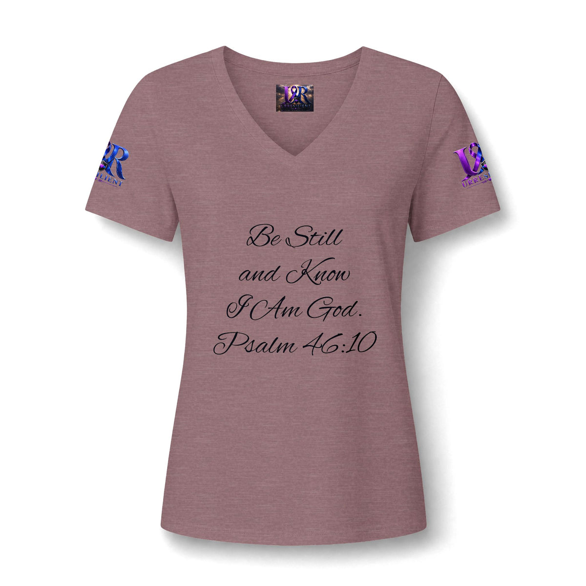 Women's Relaxed Heather CVC V-Neck Tee