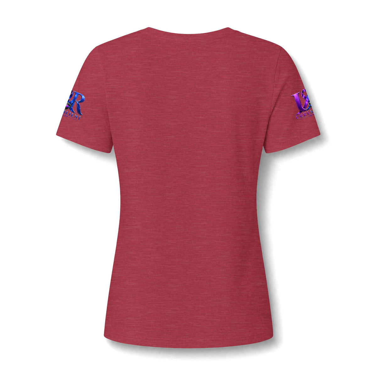 Women's Relaxed Heather CVC V-Neck Tee