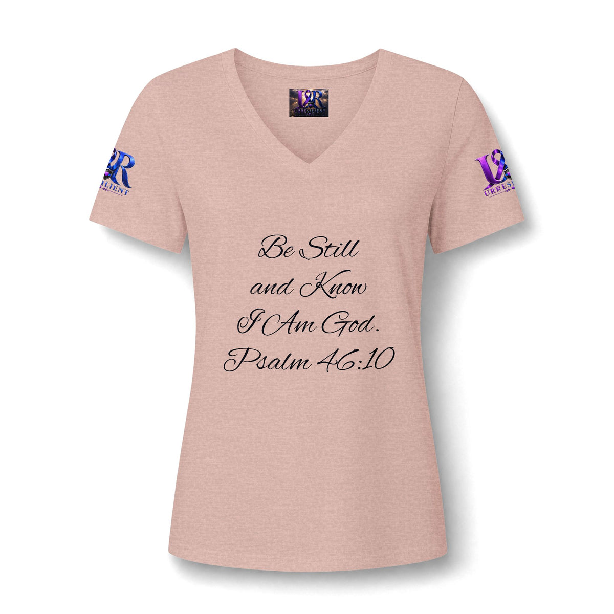 Women's Relaxed Heather CVC V-Neck Tee