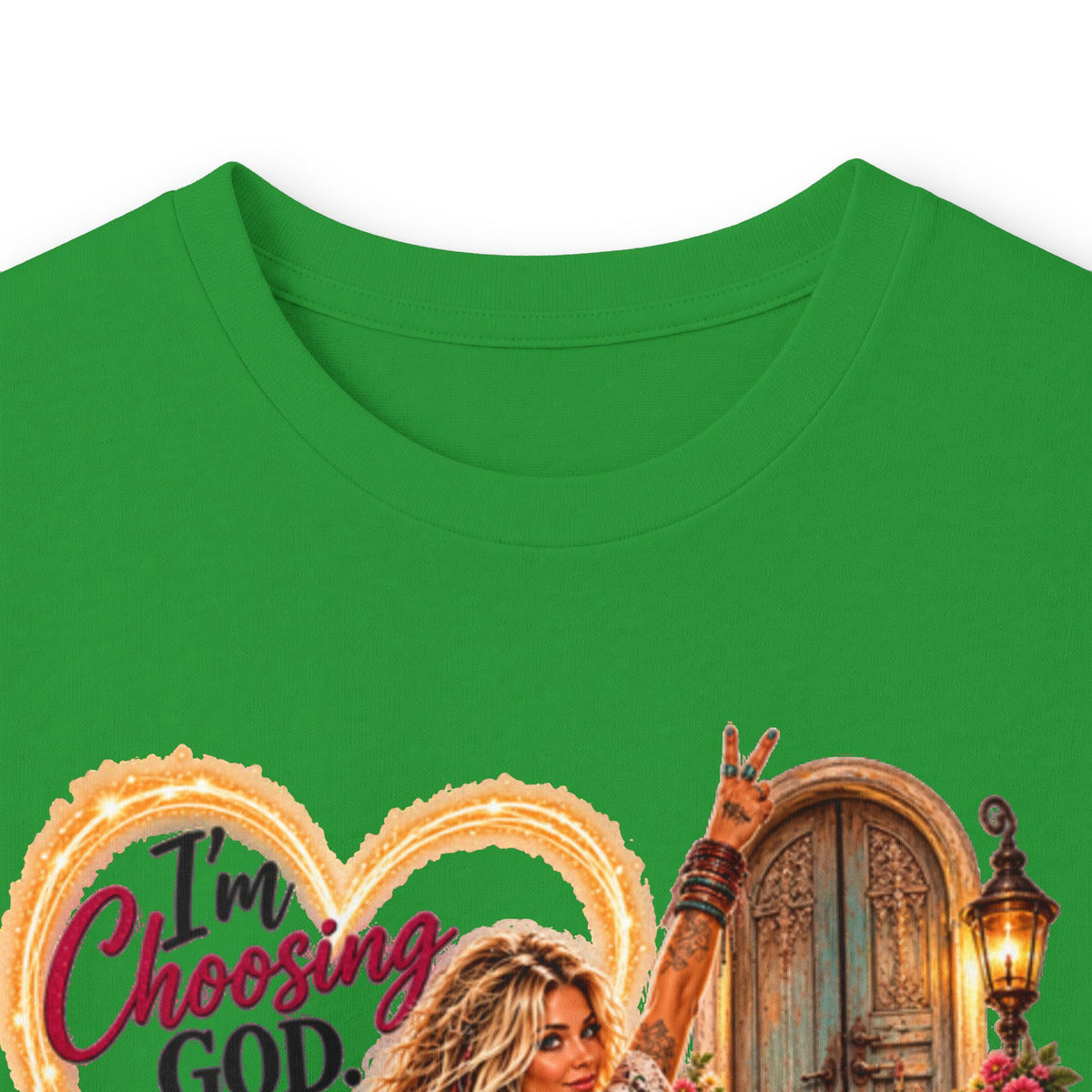 Faithful Journey Long Sleeve Tee — "The Road to God" Inspirational Christian Shirt
