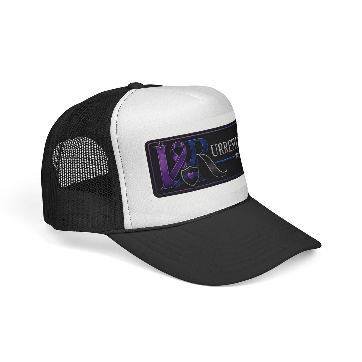 Resilient Ribbon Trucker Hat — 'Rurresilient' Purple Awareness Cap