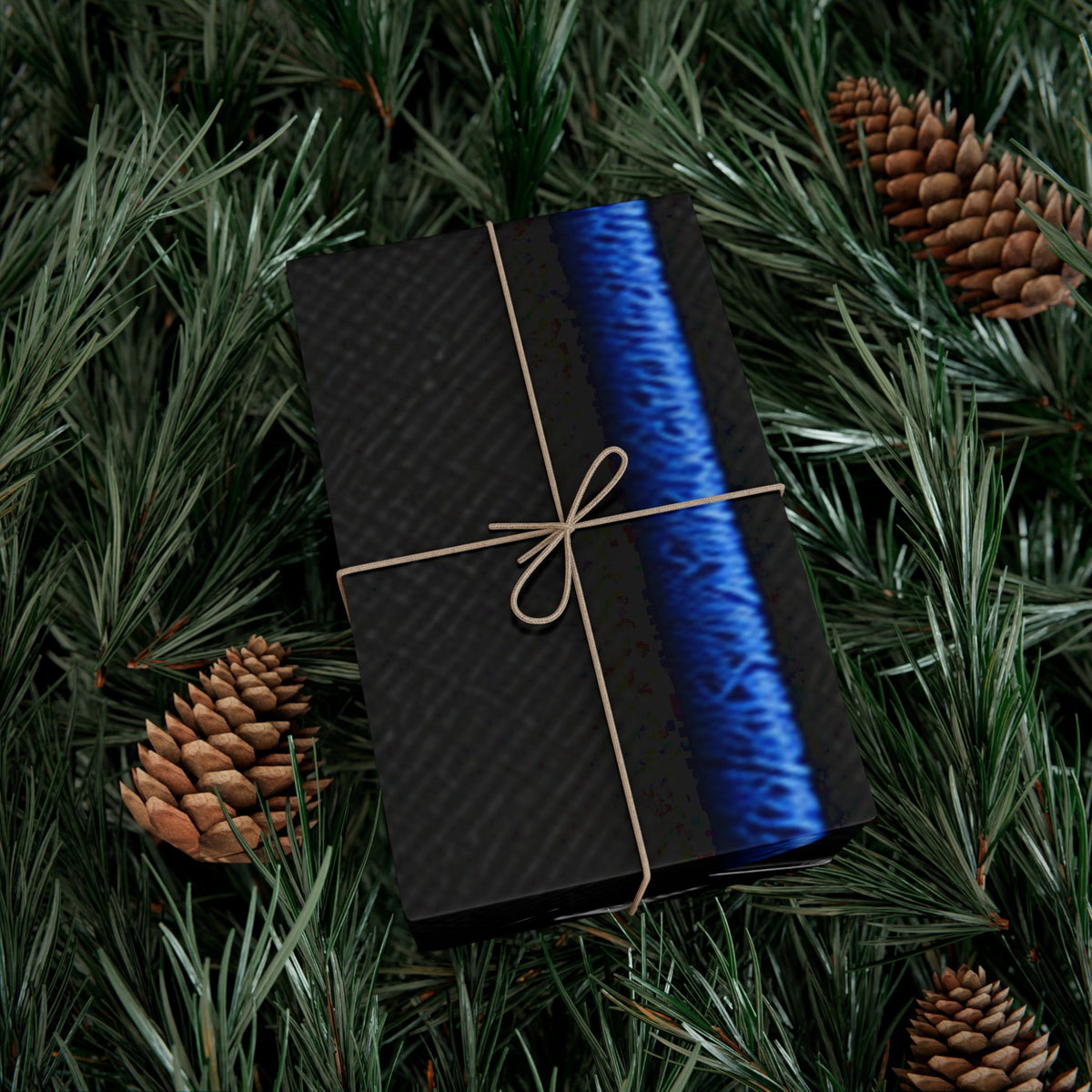 Resilient Ribbon Black & Purple Gift Wrap Paper – 'Unrressilent' Motivational Wrapping Sheets