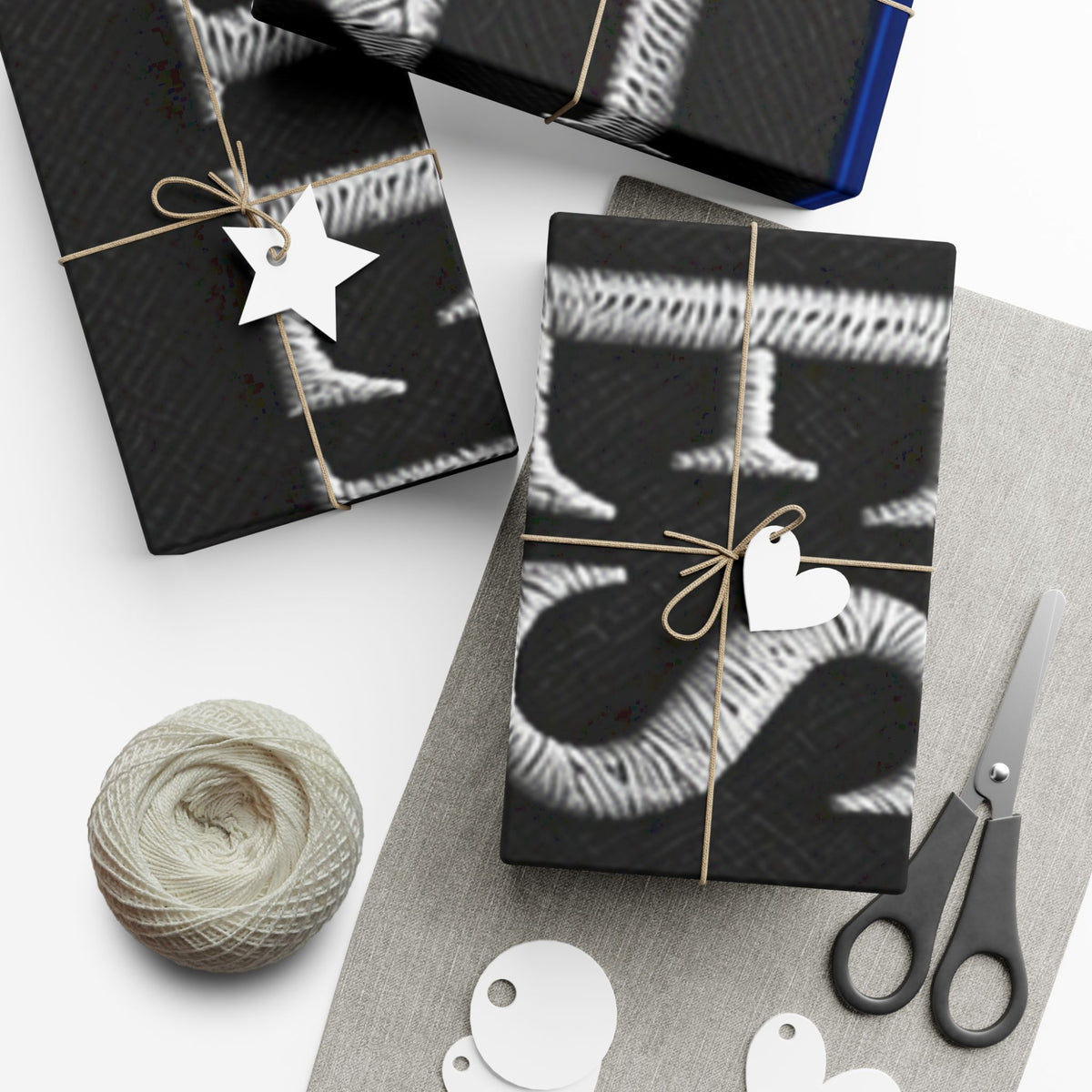 Resilient Ribbon Black & Purple Gift Wrap Paper – 'Unrressilent' Motivational Wrapping Sheets